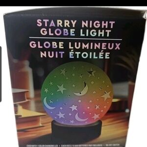 Starry Night Globe Light LED Nightlight Multi-Color 7-Mode Changing Lamp Cottage